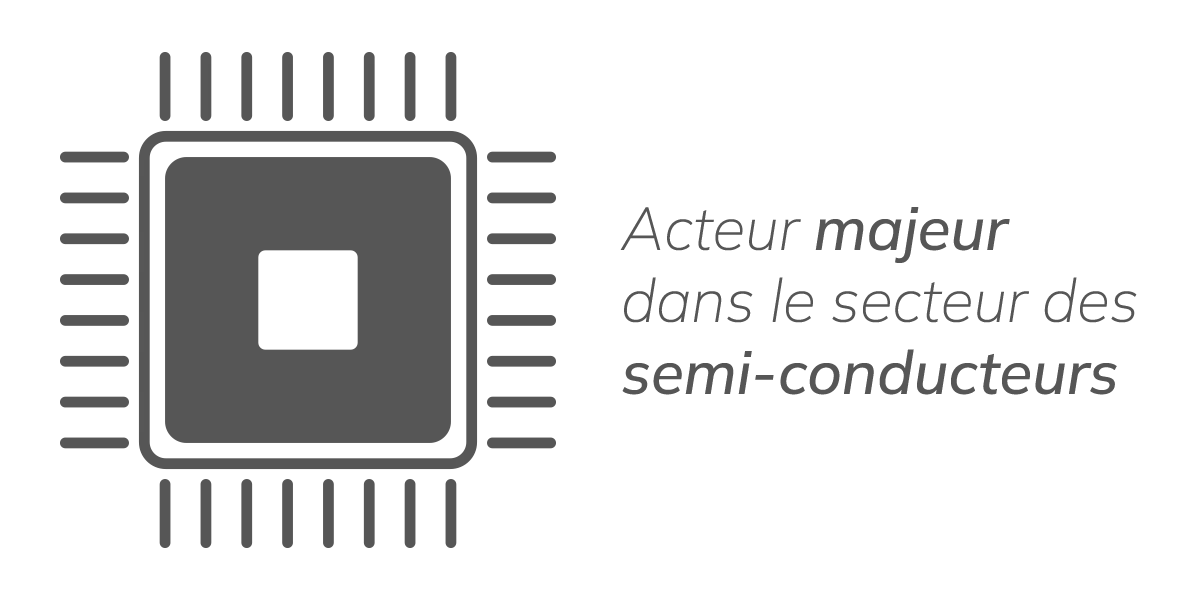 Acteur majeur du secteur des semi-conducteurs Acteur majeur du secteur des semi-conducteurs